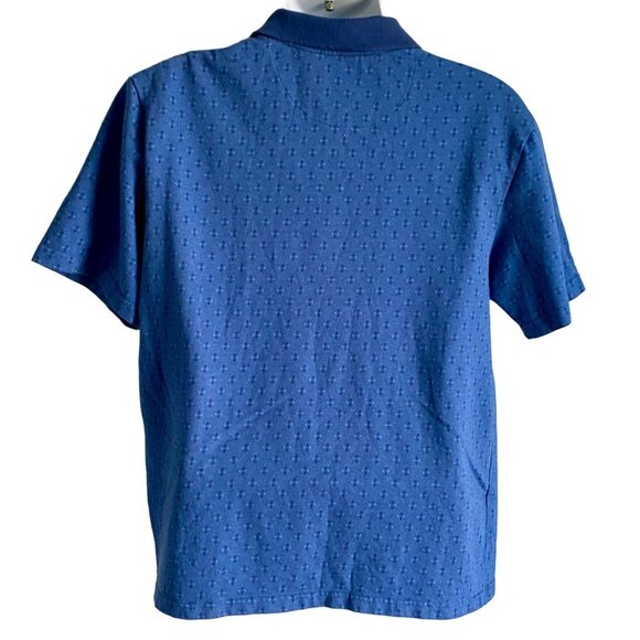 Knightsbridge Men's Polo Shirt Large Blue Short Sleeve - Picture 4 of 7